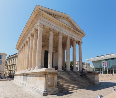 Nimes, France. Maison Carree by Unbekannt Unbekannt